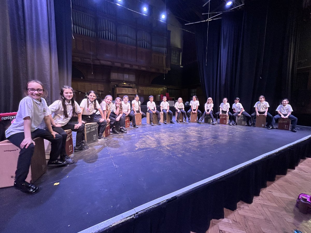 The Walker Primary School Box Beaters had a fantastic time performing at the @musicforyouth Festival today! What a brilliant performance from all the schools 👏