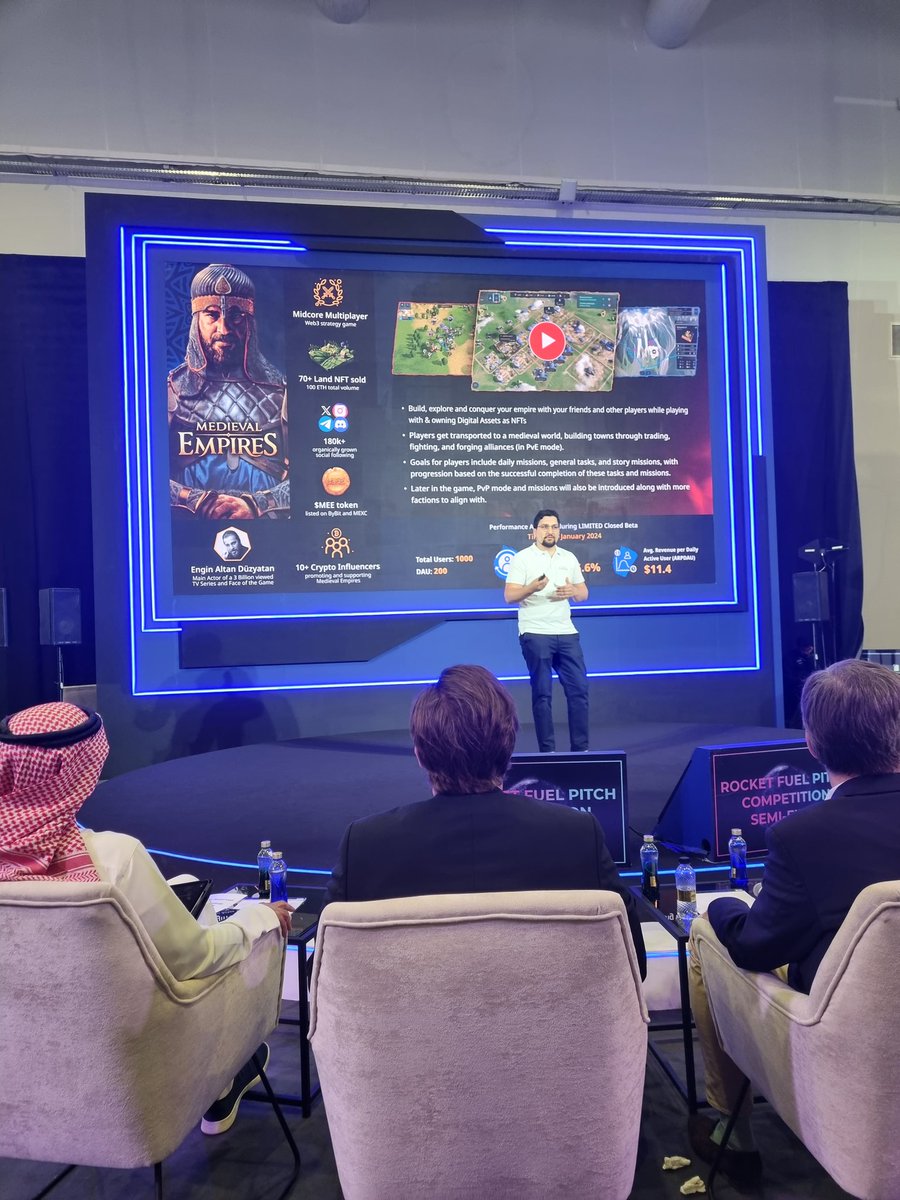 JanBerkefeld's tweet photo. 🚀 Big moment for us at #LeapConference! Our cofounder and CVO, @Assad, is stepping into the semi-finals of the pitch competition. Proud and pumped to see where this journey takes us. Go, Assad! 🌟 #PitchSemiFinal #TeamSpirit https://t.co/63oDb71D0f