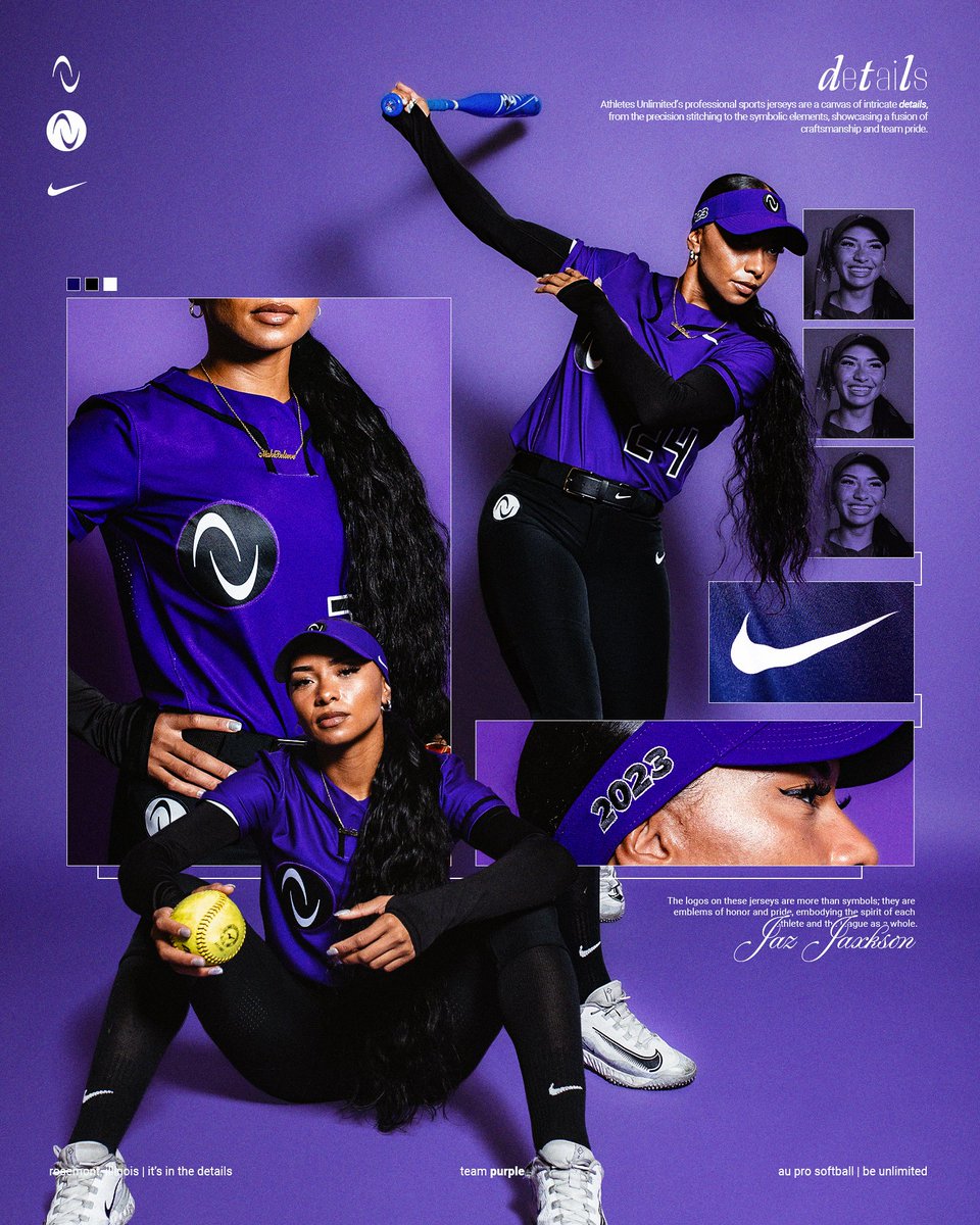 2023 #AUProSB uniform highlight: purple edition 😈 #AUProSB x @jazmynjacksonn