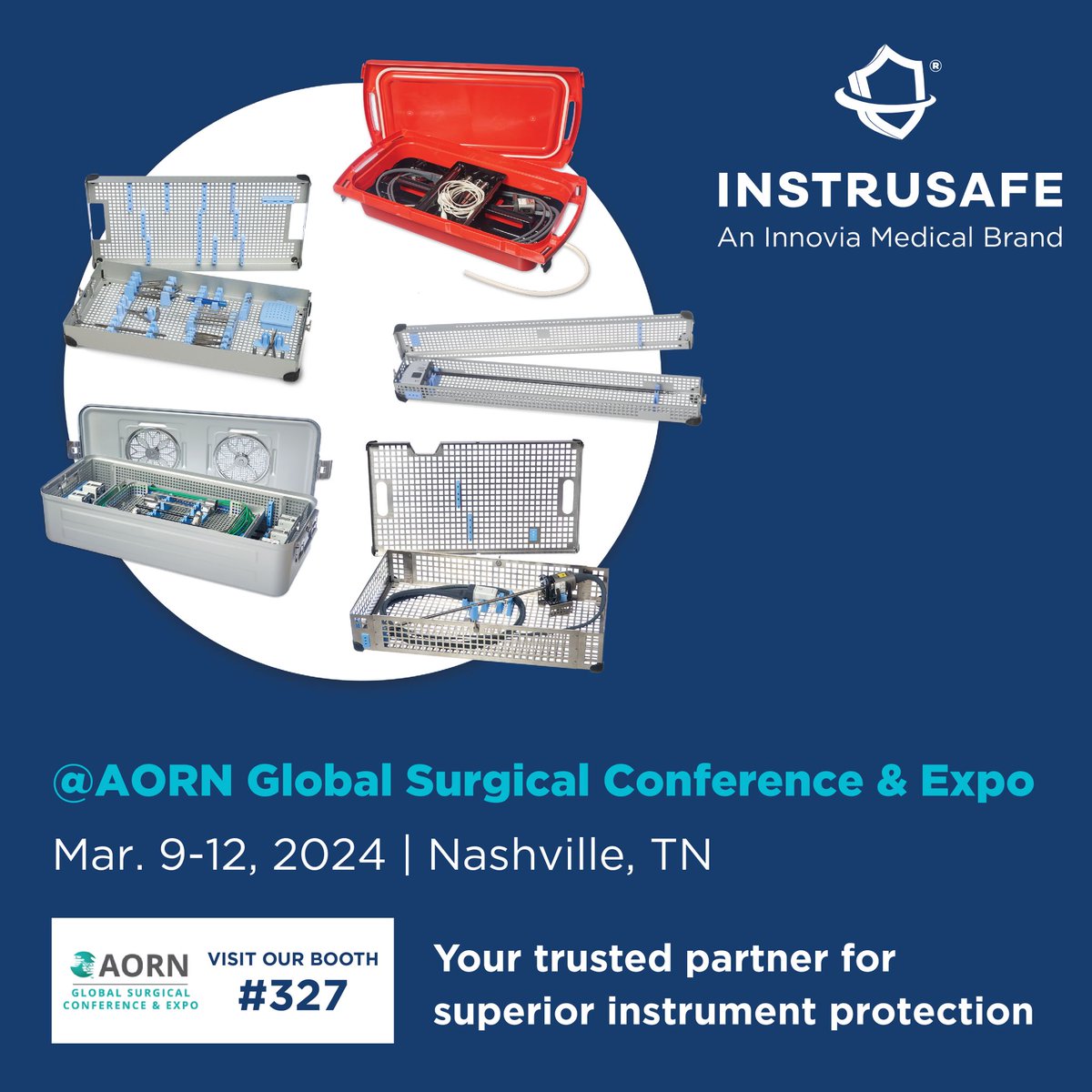 Innovia Medical (@innoviamedical) on Twitter photo Visit <a href="/InstruSafe/">InstruSafe®</a>® THIS WEEKEND at the AORN Global Surgical Conference & Expo 2024!
To schedule a meeting with us, please visit okt.to/wLZCXs. We can't wait to see you all there!
#AORNNashville #AORN2024 #sterileprocessing #roboticsolutions #InstruSafe #InnoviaMedical Visit <a href="/InstruSafe/">InstruSafe®</a>® THIS WEEKEND at the AORN Global Surgical Conference & Expo 2024!
To schedule a meeting with us, please visit okt.to/wLZCXs. We can't wait to see you all there!
#AORNNashville #AORN2024 #sterileprocessing #roboticsolutions #InstruSafe #InnoviaMedical