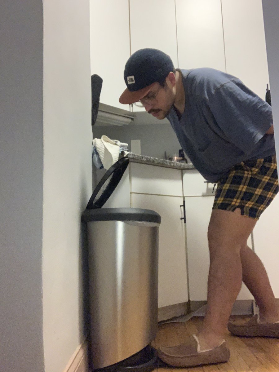 Whotfismick's tweet image. me reading cooking instructions off the bag I just threw out :