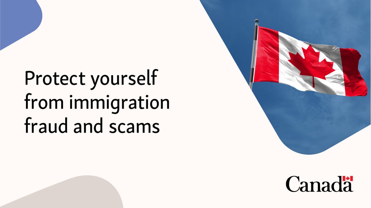 Don’t be a victim of immigration fraud and scams. 

Quick tip: If it seems too good to be true, it probably is! Our website is the only official source of information about IRCC programs and services: canada.ca/en/immigration…

#FPM2024