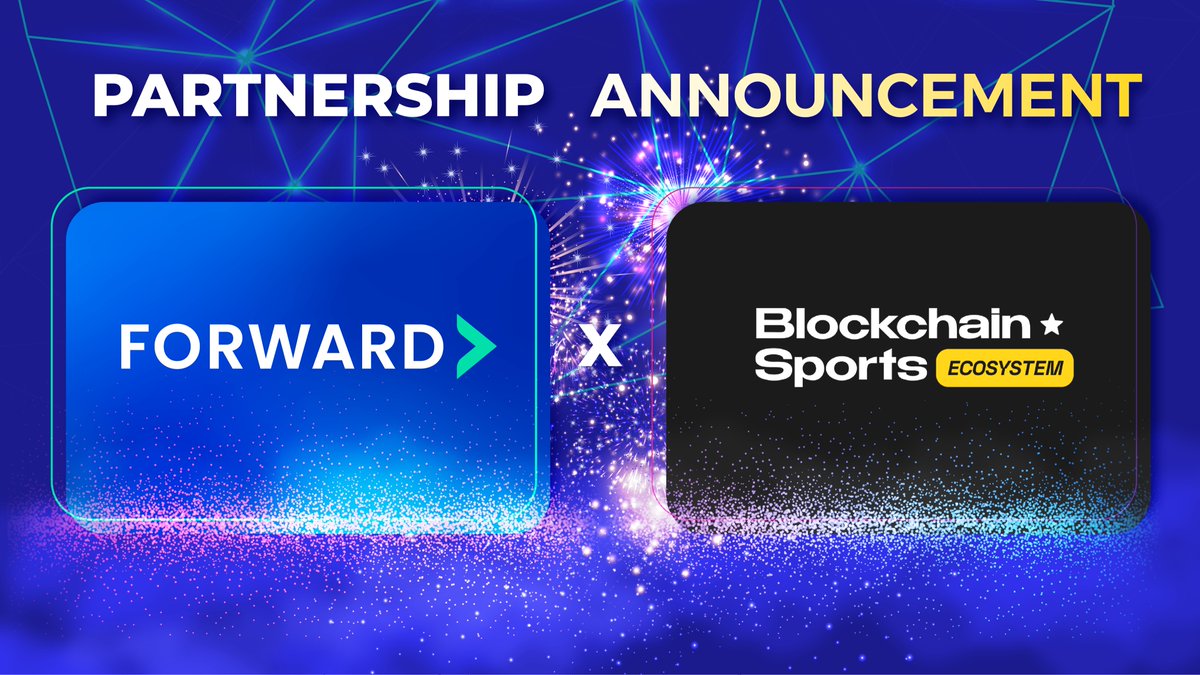 ForwardProtocol's tweet photo. Join us as we welcome our latest partner - @blockchainsprts 🎉

With this partnership, we're merging the worlds of football and blockchain in an exhibition of blockchain's boundless potential.

Together, we're moving the Web3 space #Forward, redefining possibilities at every step. 💯