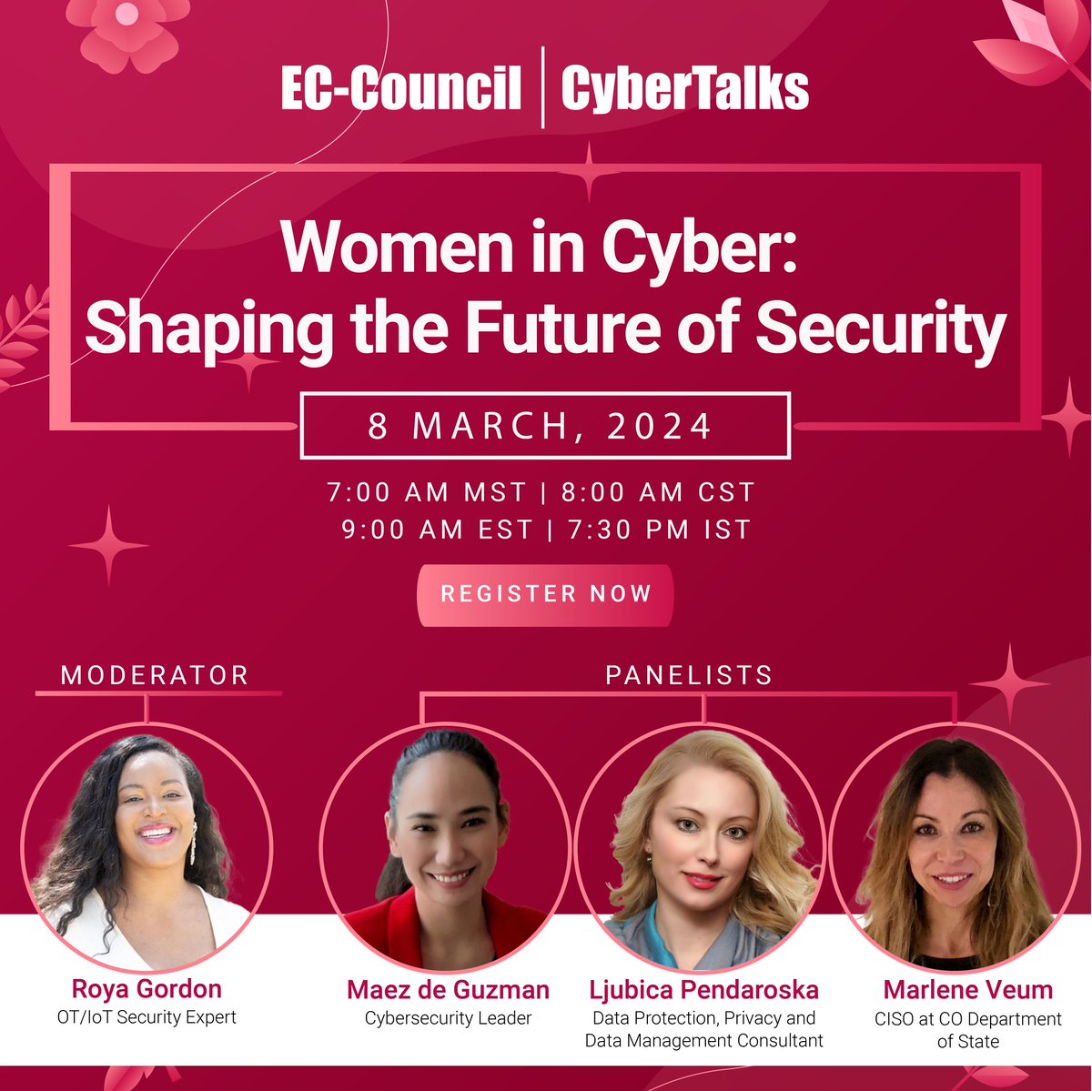ECCOUNCIL's tweet image. Last 48 hours left for our #Webinar. Join our #CyberExperts as they delve into overcoming #Cybersecurity challenges, career transition from technologist to #CISO, continuous learning, professional development, and more.
Register now: bit.ly/3UQEQay
#ECCouncil