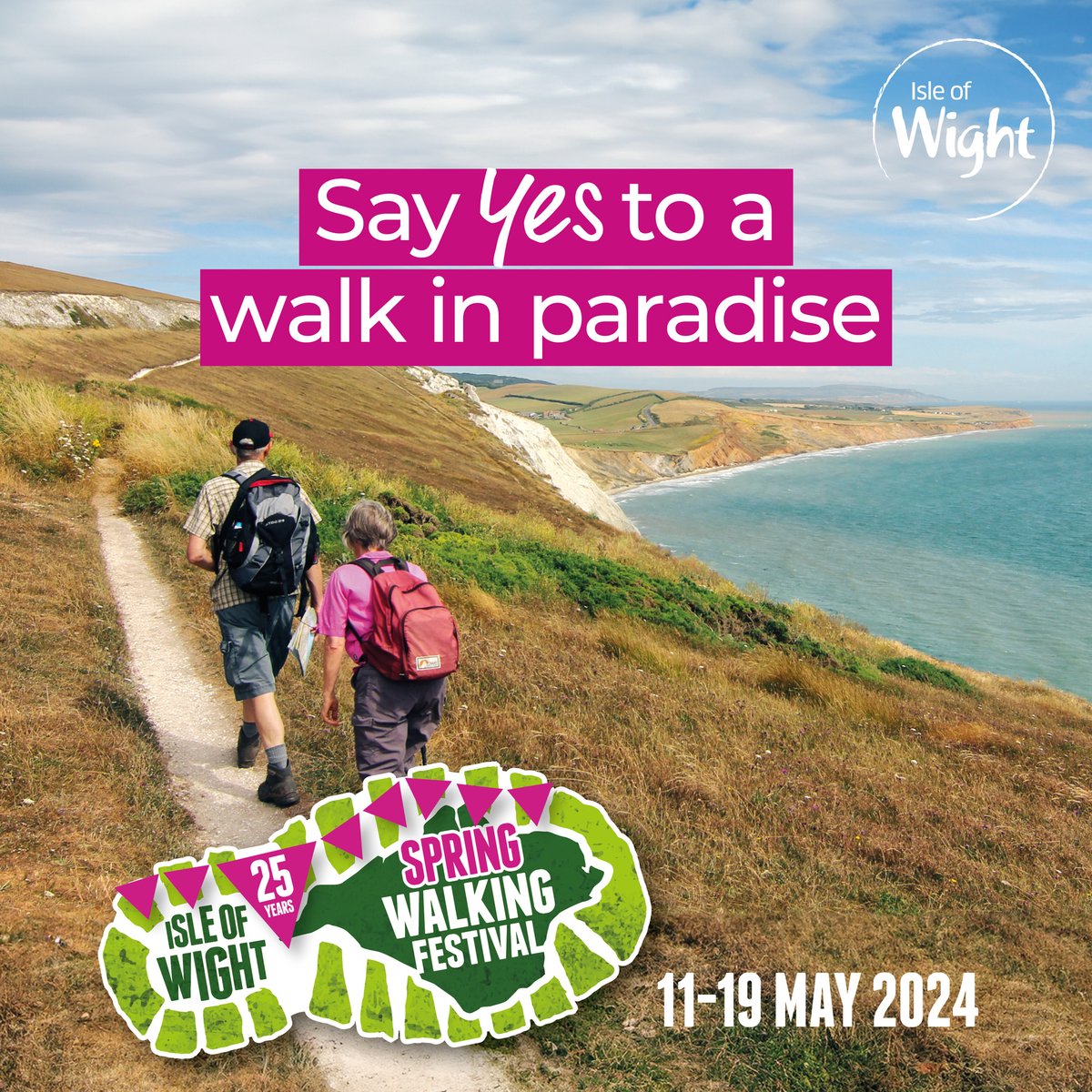 #IWWF24 Spring Walks are now LIVE!🌿🥾 Choose a route to suit your ability, be it a heart-racing hike, gentle stroll, or walks that the whole family can enjoy - with over 70 walks to choose from, there's something for everyone! 🙌 ℹ️Sign up: isleofwightwalkingfestival.co.uk @RamblersGB