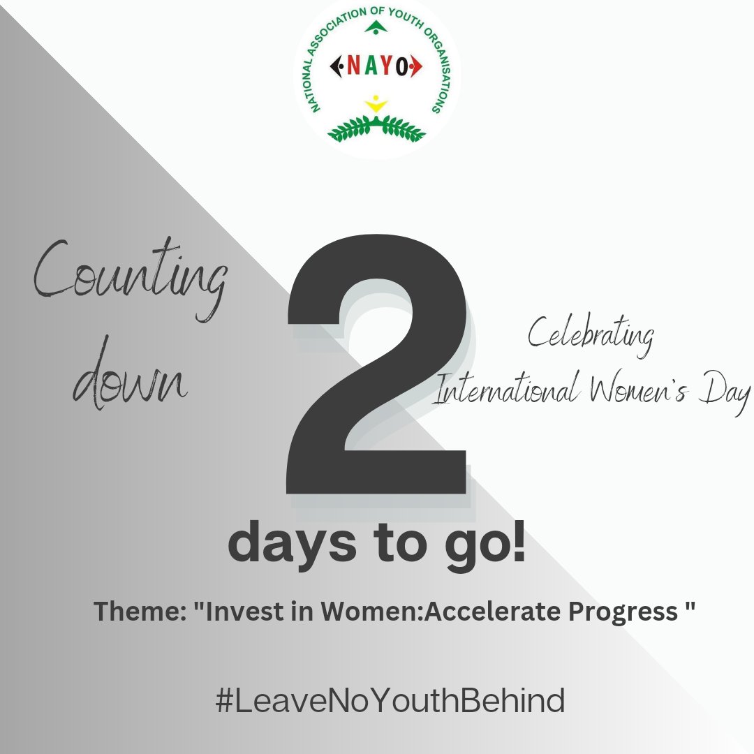📣2 Days to go Investing in women's education empowers them to pursue their goals, contribute to the workforce, and drive innovation and progress. #WomensHistoryMonth #LeaveNoYouthBehind