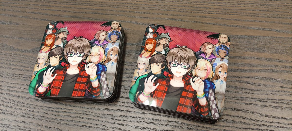 .<a href="/InescapableGame/">Inescapable - Out now on PC & Consoles! 🏝️</a> coasters arrived at the office!