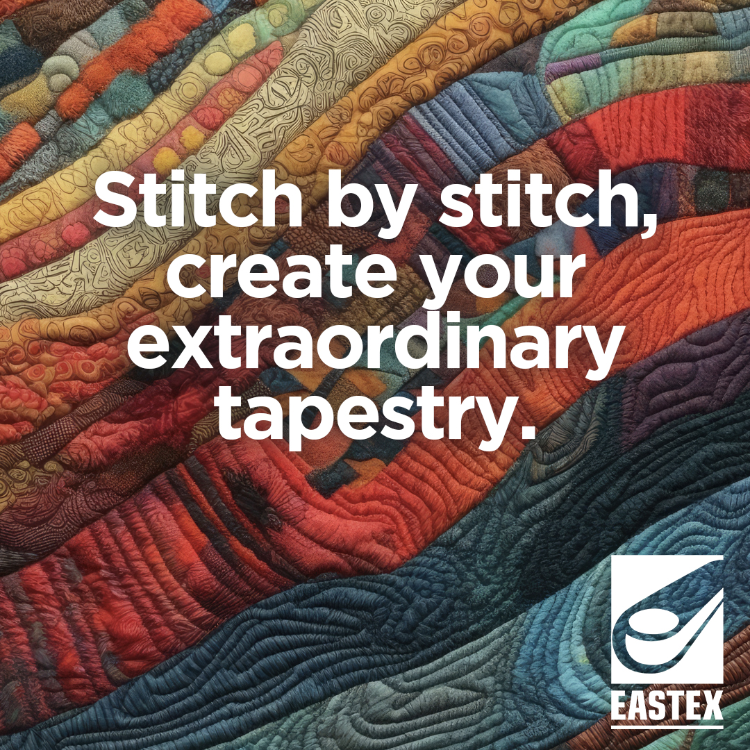 💠 #MotivationalSaying
🔹 'Stitch by stitch, create your extraordinary tapestry.'
.
#Eastex #EastexProducts #FabricLamination #textiles #fabrics #medicaltextiles #industrialfabric #medicalsupply