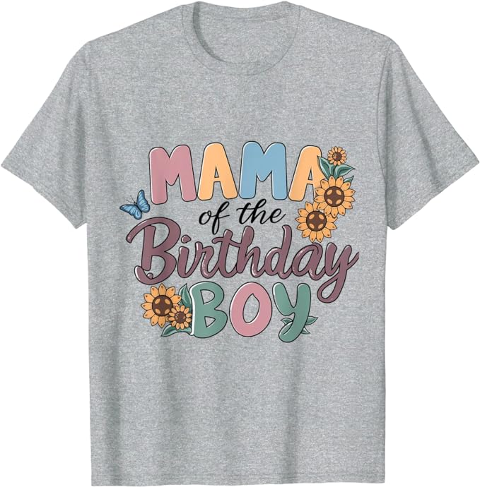 The 'Mama of the Birthday Boy' T-Shirt is the perfect way for proud moms to celebrate their little one's special day.
link .amazon.com/dp/B0CWZ6QLQM?… 
#MamaOfTheBirthdayBoy #BirthdayBoyMom #MomLife  #GiftForMom #FamilyCelebration #TrendyMom   #MomPride #BoysBirthday #MomFashion