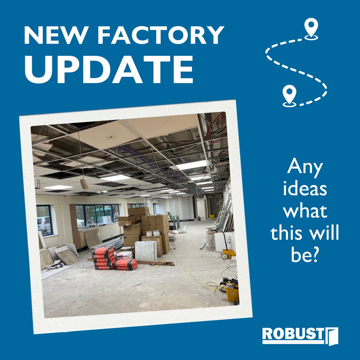 This rapidly transforming space will soon be our shiny new showroom!

With a specially designed area to show off a whole host of our fantastic doors, we can't wait to welcome our customers to our new factory this spring 😍

#steeldoors #securitydoors #firedoors #newfactory