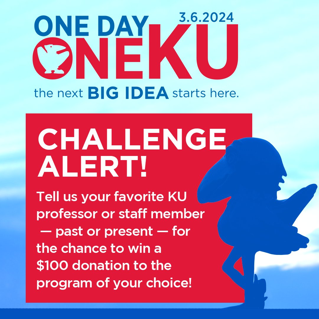 🚨 🚨CHALLENGE ALERT 🚨 🚨 Professors, faculty and staff are behind some of the best memories on campus. Comment with the name or a story about your favorite person on campus to be entered to win! We will randomly draw five commenters to donate $100 to their area of choice!