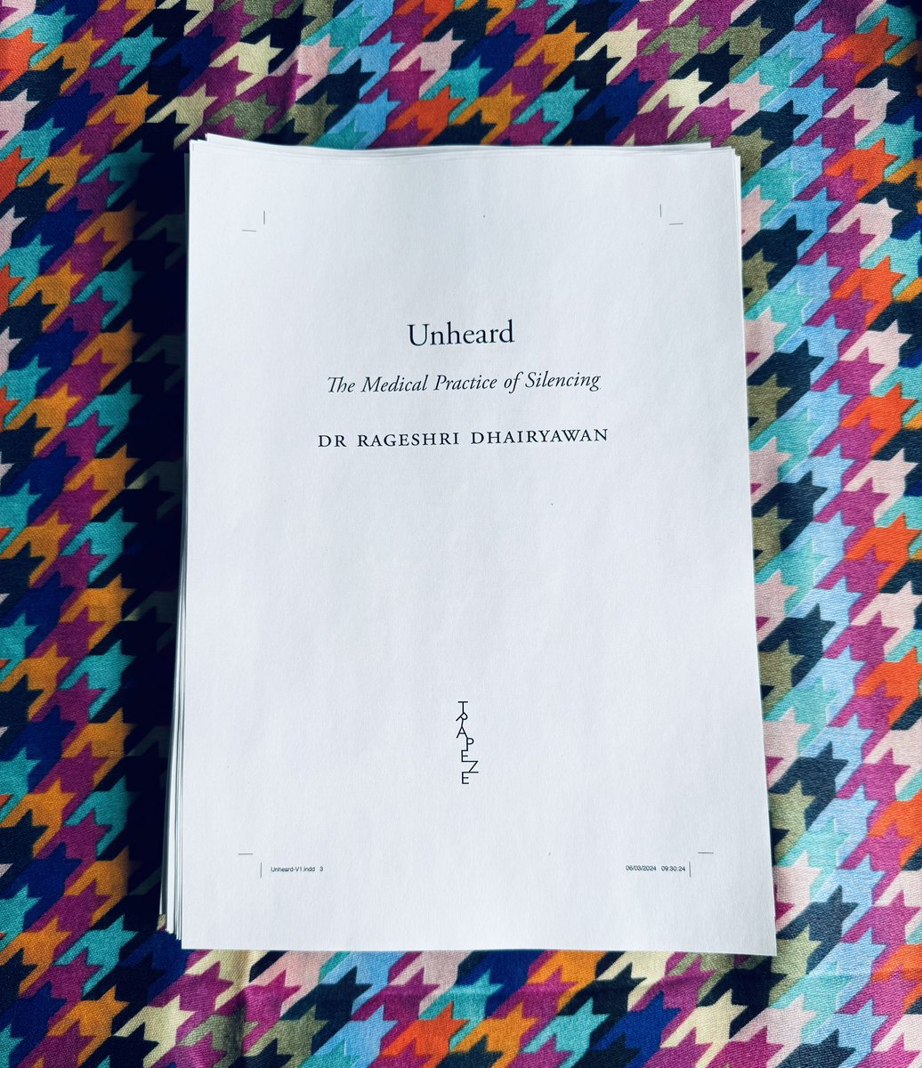 PROOFS! 💫 It’s taken 2 years of reading, writing & editing (plus over a decade of thinking about the topic) to get to this stage. I could not be more excited! #Unheard will be published by @TrapezeBooks on July 4th. Available to pre-order geni.us/Unheard