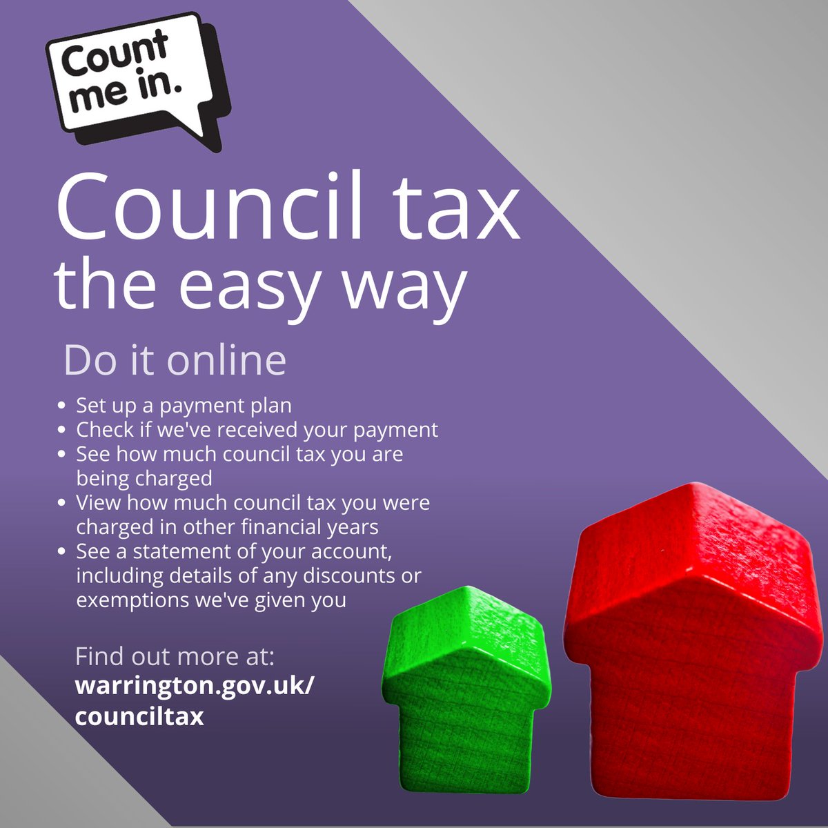 Warrington Borough Council on X: &ldquo;🏠 Council tax bills for 2024/25 