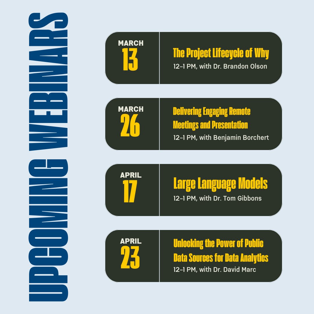 CSS_SBT's tweet image. Check out some of our upcoming webinars! We have a variety of topics being covered and many different presenters. Use the link in our bio to learn more! #webinar #loveoflearning #stscholastica @stscholastica