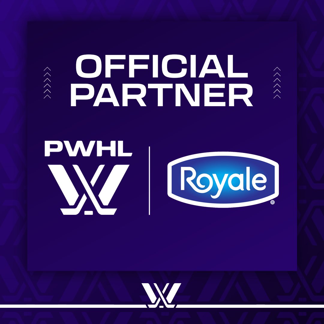 We are proud to announce our partnership with Canadian brand Royale for the league’s inaugural season.

As part of the sponsorship, Royale’s logo will be featured on PWHL Toronto’s helmets.
📰 bit.ly/3Tokzbr
