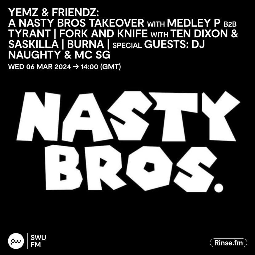 LIVE RN! GO LOCK IN!

rinse.fm/episodes/yemz-…