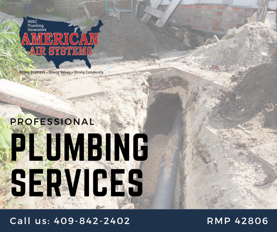 AmericanAirSys's tweet image. Dealing with a stubborn sewer line stoppage? Don&apos;t stress – we&apos;re here to help! 

From accurate diagnosis with sewer cameras to efficient solutions, our licensed plumbers have got the tools and expertise. Contact us at 409-842-2402.

#SewerLineSolutions #AmericanAirSystems