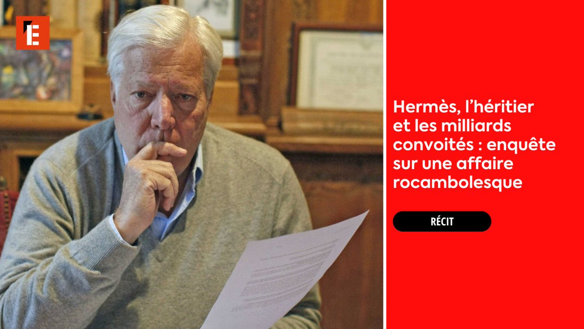 Hermès, l’héritier et les milliards convoités Nicolas Puech, arrière-petit-fils du fondateur d’Hermès, est au cœur d’une rocambolesque affaire où 5,8 % du capital de la maison de luxe est en jeu ➡️ buff.ly/4bZimdD ✍️ @emilie_lanez et @beatricemathieu