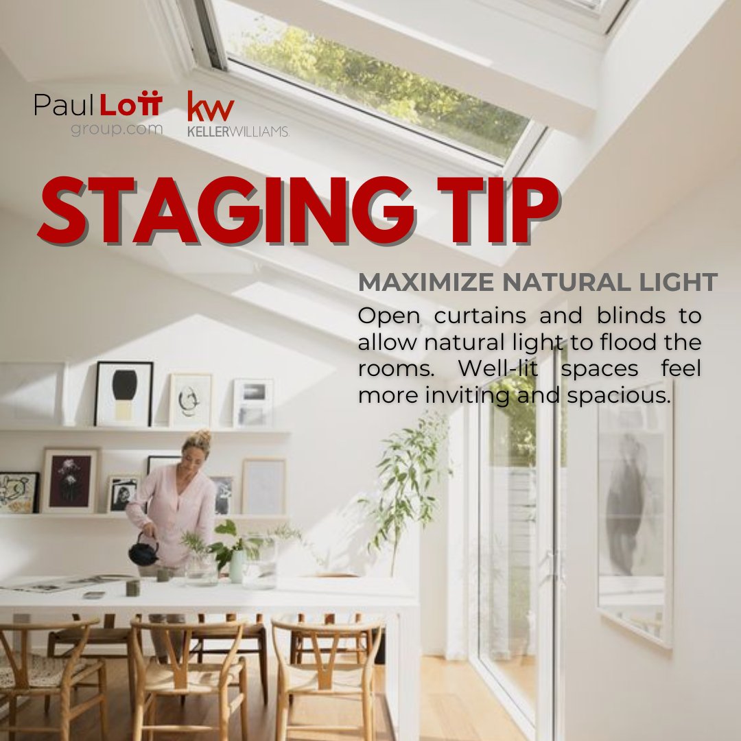 paullottteam's tweet image. ☀️ Embrace the sunshine! Open those curtains and let the light pour in. Bright spaces = Happy places. ✨

#LetThereBeLight #SunshineInMySoul #NaturalLightMagic