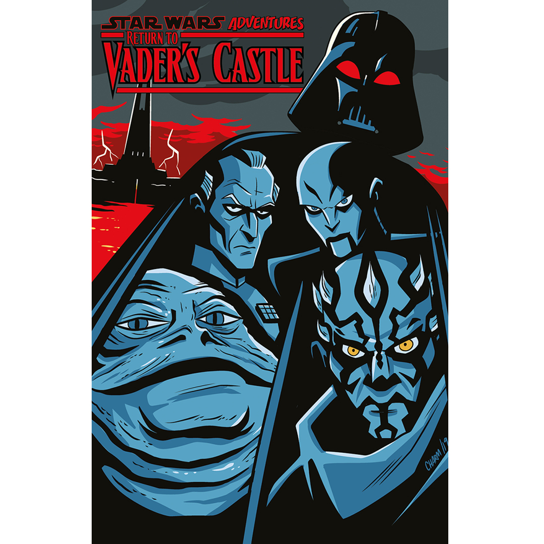 Check out Return to Vader's Castle - now available direct from Panini at bit.ly/48JAqps An exciting all-ages collection featuring Darth Maul, Jabba the Hutt, Grand Moff Tarkin and Asajj Ventress and of course, Darth Vader!