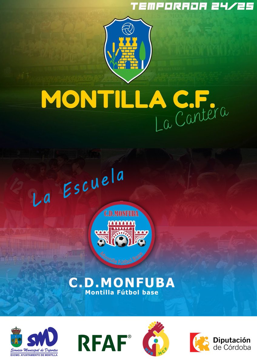 MontillaCF's tweet photo. 📝 𝗢𝗙𝗜𝗖𝗜𝗔𝗟 | @MontillaCF y @MonfubaCD unen sus caminos para el retorno de la cantera a nuestro organigrama

👉 https://t.co/kc0GAOkISF

#montilla #futbol #cantera #montillacf #Comunicado #MCF #formacion https://t.co/rjM8fZMZ9R
