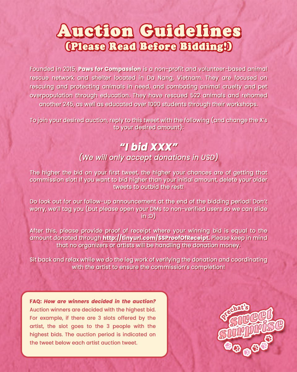 As part of our donation campaign, we'll be holding an auction for commissions from our talented Kindred artists! The bidding period for this batch of artists will be from March 6 to March 12, 11 PM JST. Don't forget to read the guidelines, and happy bidding!