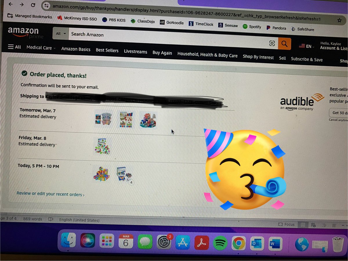 Just placed my <a href="/MinshewColts1/">MinshewColts1</a> PTA order for new imaginative learning stations! I can’t wait to see my students’ faces when they see what we will be getting. I’m anxiously awaiting when the last of the items will come back in stock too! Thank you, PTA!!