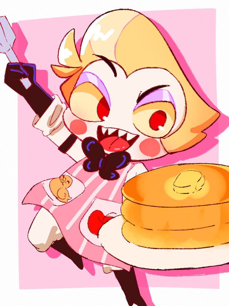 sleep__2__2's tweet photo. #地獄で深夜の真剣お絵描き60分一本勝負
パンケーキタイム🥞🎶 https://t.co/cTU04fo9X3