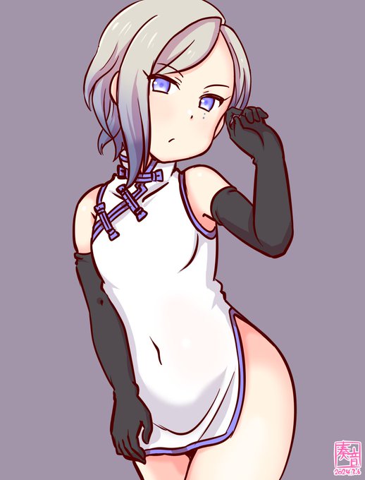 「私、準備してきました。Bon appétit.」

#艦これ版真剣お絵描き60分一本勝負_20240306
#ジャン・バール 