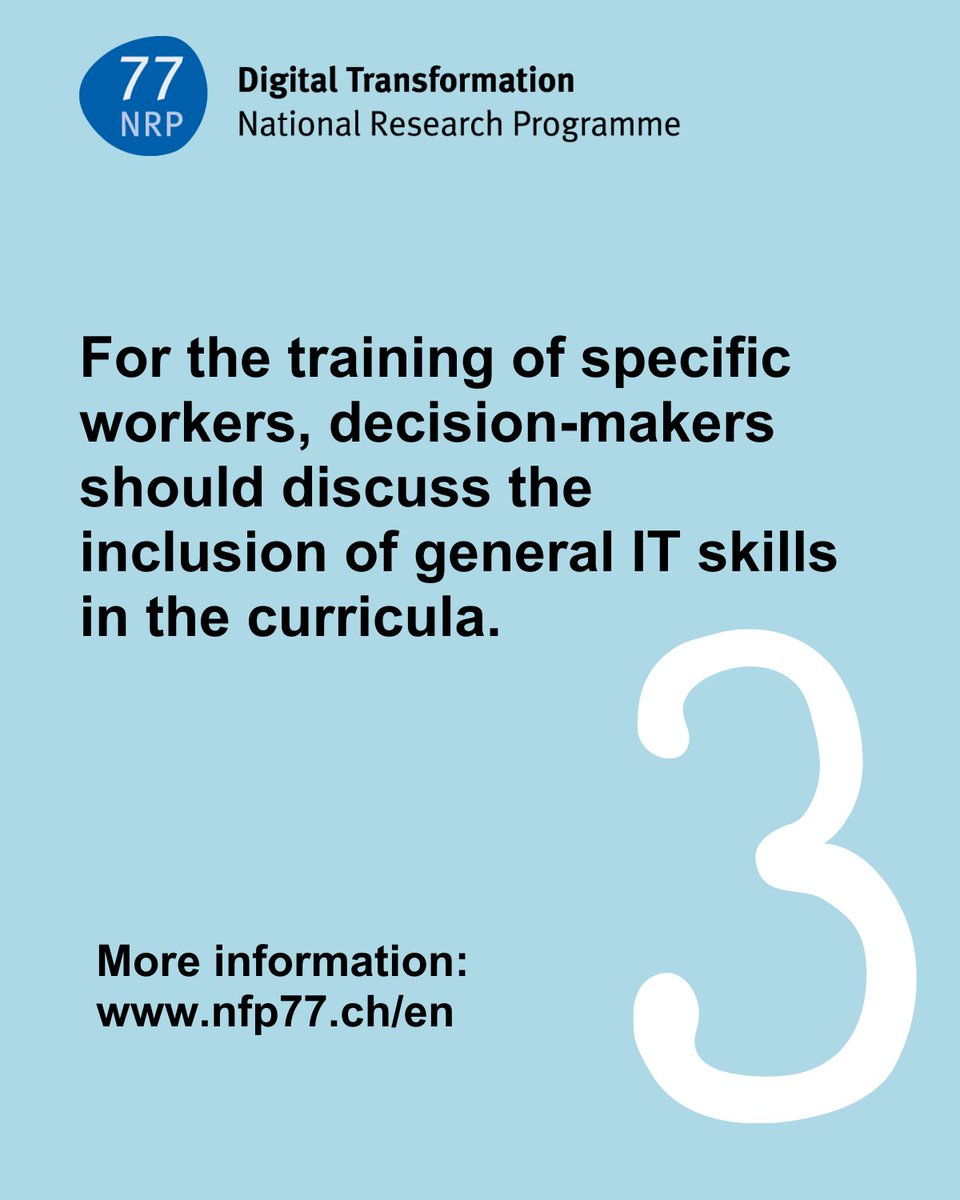 🎉 First research project completed: Congratulation to @Ulrich__Kaiser and his Team! Detailed information: nfp77.ch/en/EEkZ26ICg0h… #NRP77 #research #digitaltransformation #IT #Jobskills