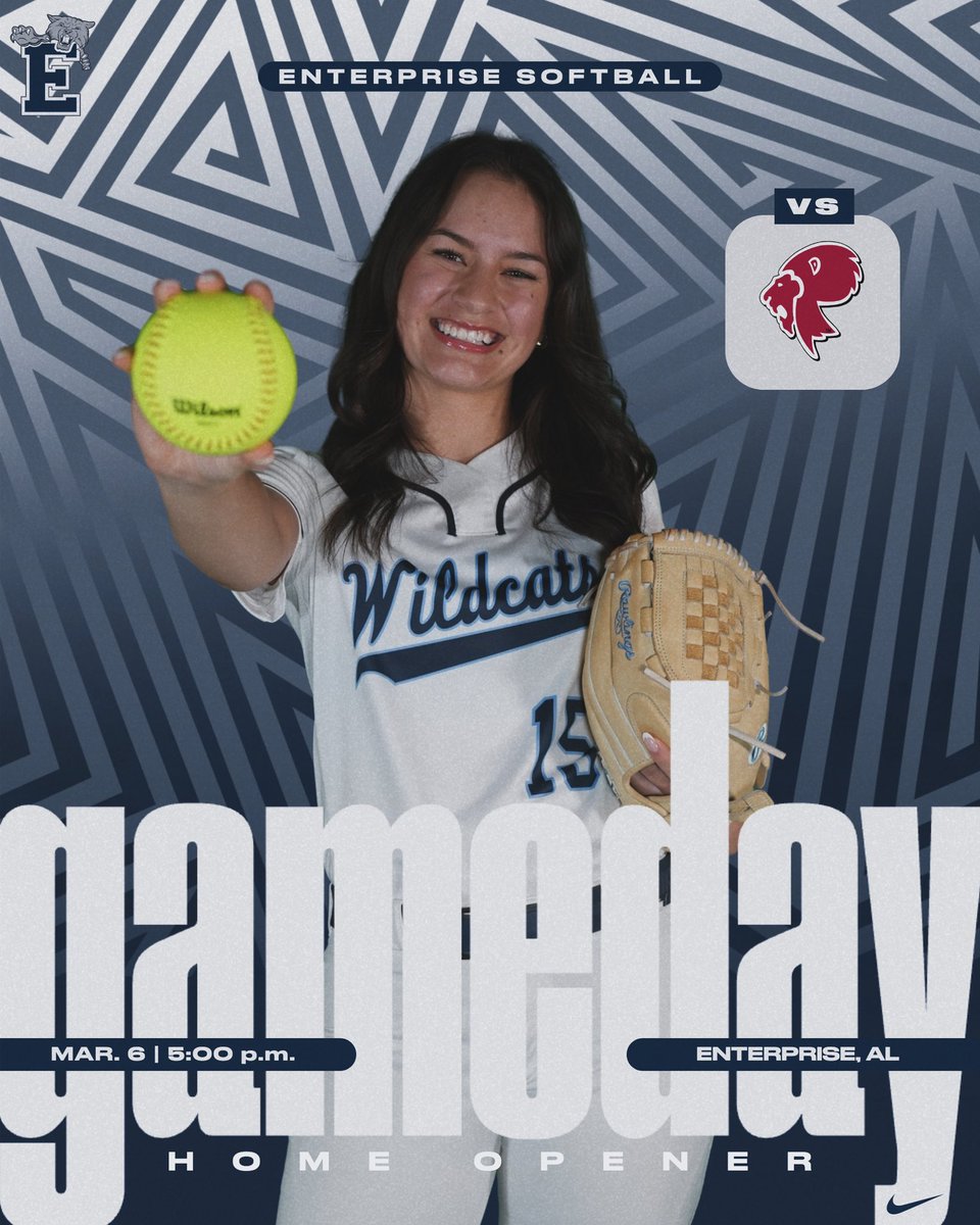 EHScatsSoftball's tweet image. GAMEDAY🥎 HOME OPENER
🆚 Prattville 
📍Enterprise High School 
⏰ 5:00 P.M.
🎟️ gofan.co/event/1365494?…
📺 nfhsnetwork.com/events/enterpr…

*A reminder to only use the links posted above. Links that may be posted in the comments are not affiliated with EHS Athletics and are scam links*