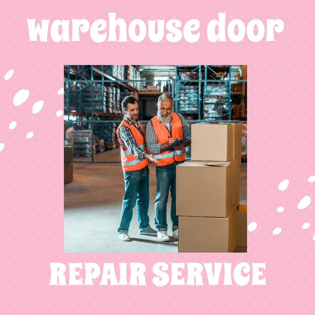 Working around the clock to make sure your business operates seamlessly. For top-quality warehouse door services, trust only the best! 💪🏽🚪 #warehousedoorservice #commercialservice