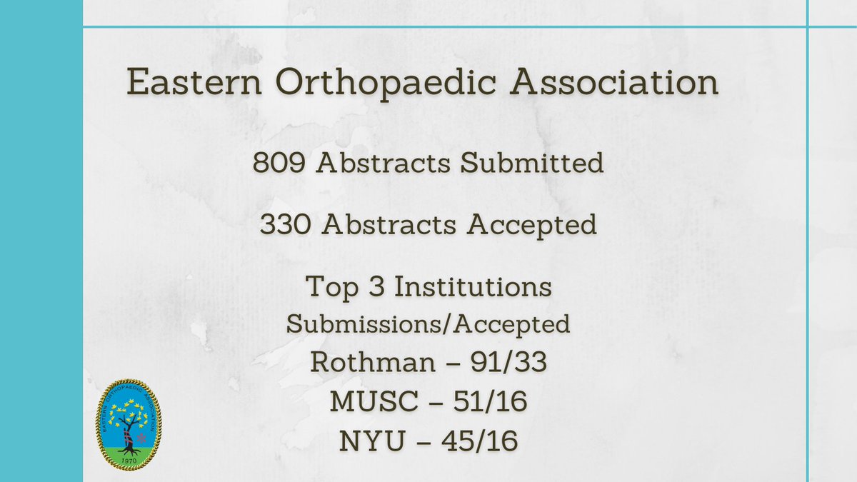 EOA (@eoaortho) on Twitter photo Looking back at the phenomenal success of our Annual Meeting last year leaves us with excitement for what's to come this year! #EOA2024
<a href="/RothmanOrtho/">Rothman Orthopaedics</a> <a href="/nyugrossman/">NYU Grossman School of Medicine</a> <a href="/nyulangone/">NYU Langone Health</a> <a href="/MUSChealth/">MUSC Health</a> <a href="/MUSC_COM/">MUSC College of Medicine</a> Looking back at the phenomenal success of our Annual Meeting last year leaves us with excitement for what's to come this year! #EOA2024
<a href="/RothmanOrtho/">Rothman Orthopaedics</a> <a href="/nyugrossman/">NYU Grossman School of Medicine</a> <a href="/nyulangone/">NYU Langone Health</a> <a href="/MUSChealth/">MUSC Health</a> <a href="/MUSC_COM/">MUSC College of Medicine</a>