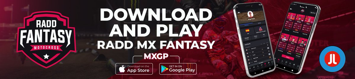 GateDropMx's tweet image. Download the RADD MX Fantasy app to select your fantasy MXGP riders before every round!