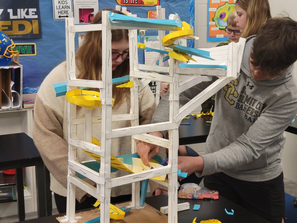 avilladucks's tweet photo. ##PaperRollerCoasters @ENMS_Knights More coasters from 7th grade. @ENobleSchCorp https://t.co/b5TC8tnbjM