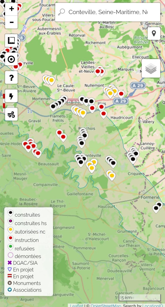 Cartographie de l'éolien en France tweet media