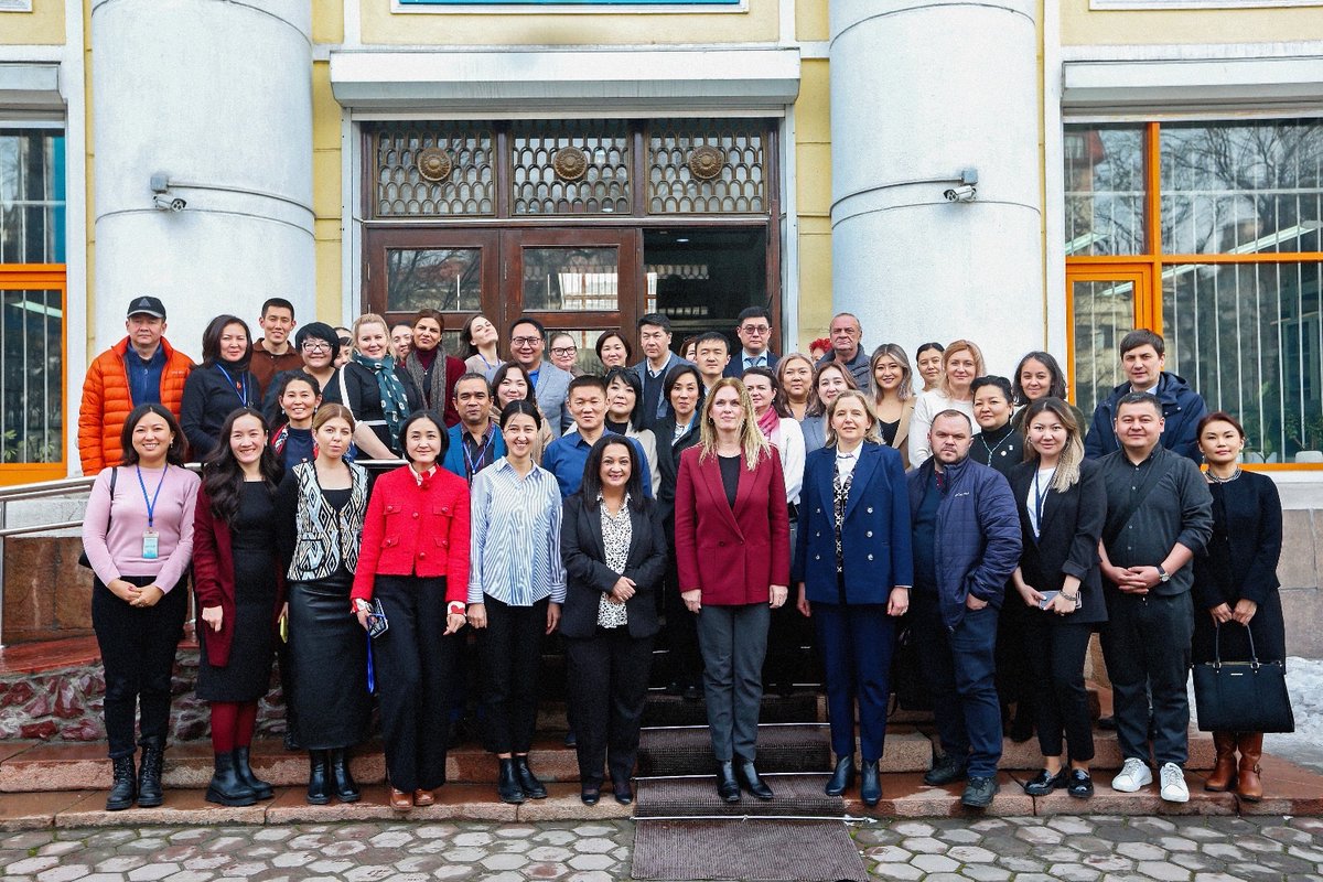 Proud of our @undpkg team and their amazing work in #Kyrgyzstan! Happy to witness the development results achieved through our longstanding collaboration with #Kyrgyzstan & share insights on #FutureSmartUNDP.