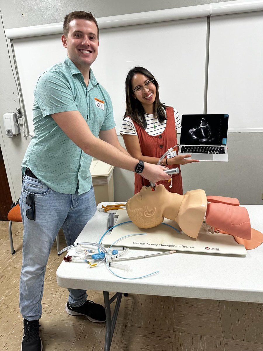 Drs Alyssa Nguyen-Phuoc and Mike Danta simulate a case where TEE is indicated!