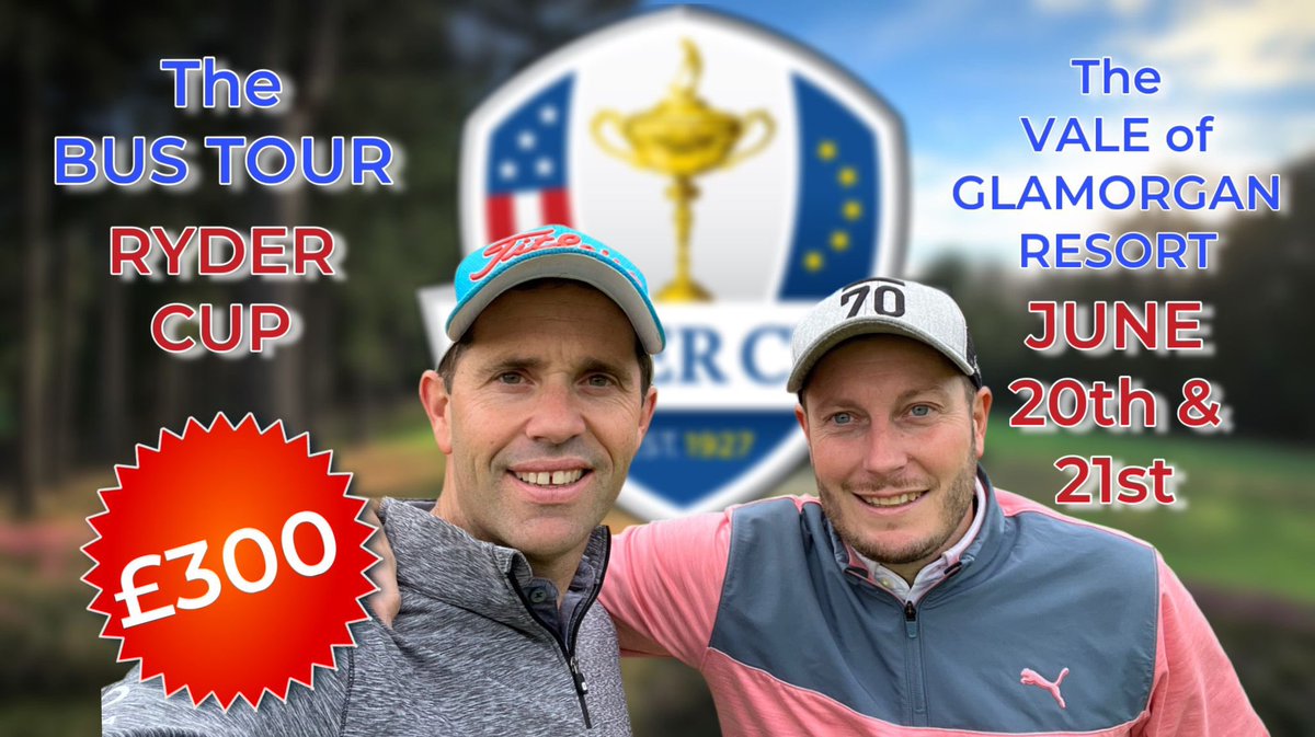 THE BUS TOUR RYDER CUP! @HendriksenGolf PM me if interested or want further details!