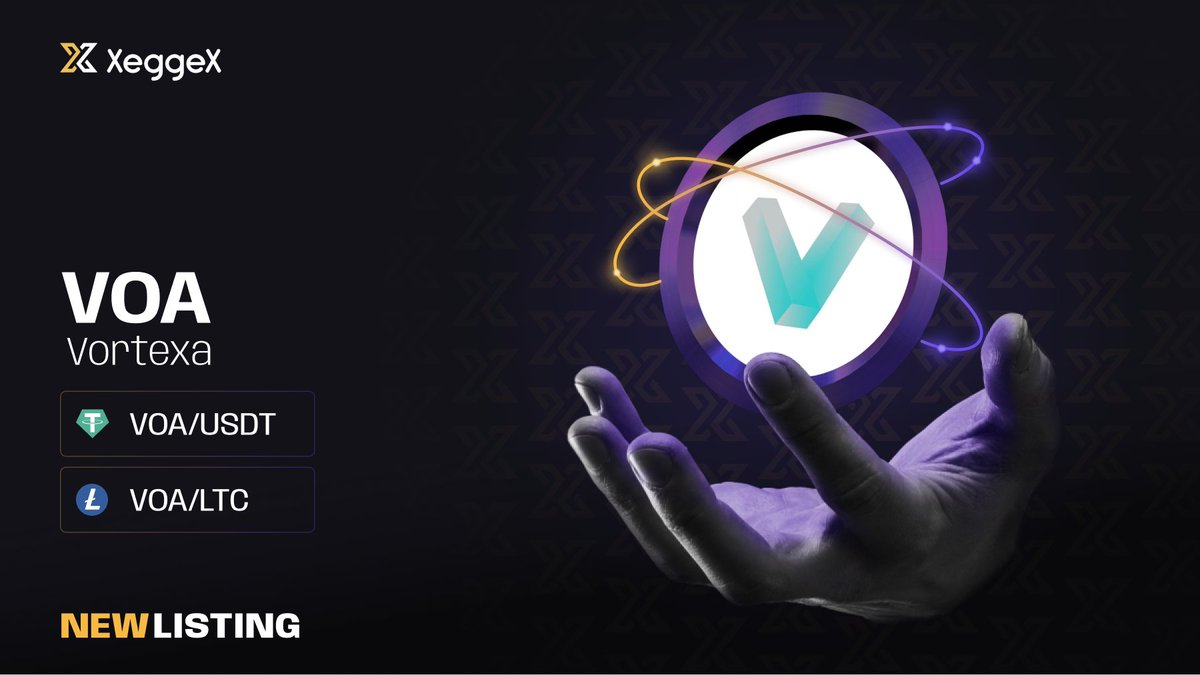 Announcing the New Listing of Vortexa (VOA)
Available markets: VOA/LTC, VOA/USDT
xeggex.com/post/new_listi…
<a href="/aivortexa/">Vortexa</a> #newlistings  #LTC #USDT