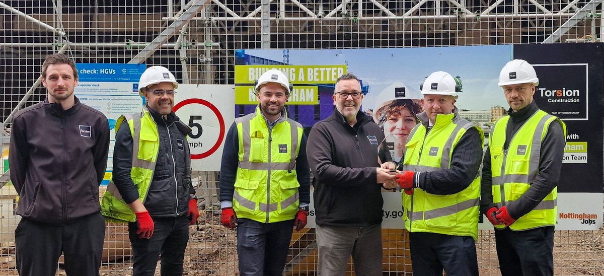 Redgate team receive HS&amp;E Award! #Nottingham
 
We’re absolutely delighted to present the Redgate delivery team with our Quarterly Torsion Construction Health, Safety &amp; Environment #Award. The team's approach to HSE across multiple audits resulted in the highest score of 92.6%.