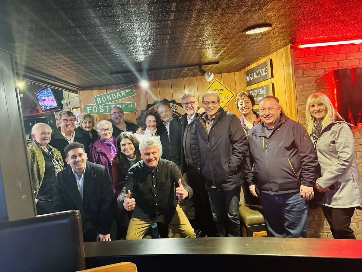 TerrySheehanMP's tweet photo. Great connecting with many friends and Seamus. Bianca my recently most excellent retired staffer in the #soo worked with Seamus in Brian Tobin’s office a while back. Small World. https://t.co/2o7hTcPQzM