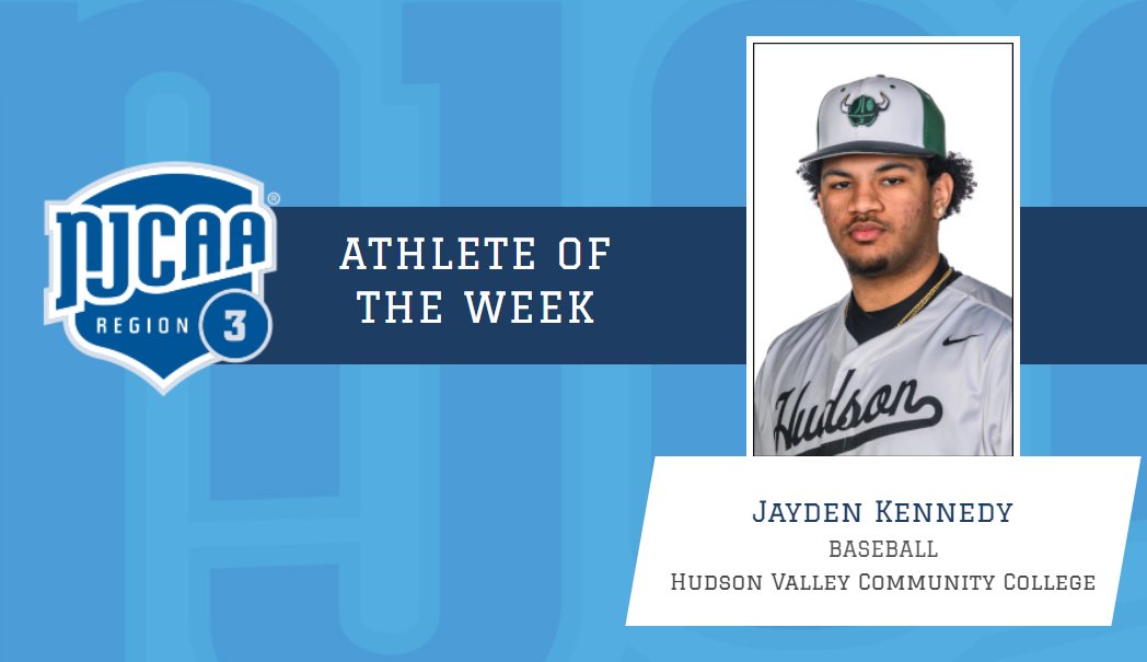 Hudson Valley CC's Jayden Kennedy named <a href="/NJCAAReg3/">NJCAA REGION 3</a> Athlete of the Week

njcaaregion3.org/aotw/2023-24/s…