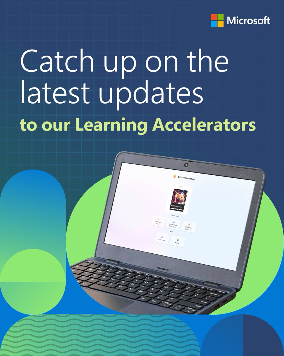 See how Learning Accelerators like Reading Coach, Math Progress, and more are leveraging #AI to help students with real-time feedback and problem solving. ​

Catch all the updates at #MicrosoftReimagine: youtube.com/live/Slj6H2lEK…

#MicrosoftEDU