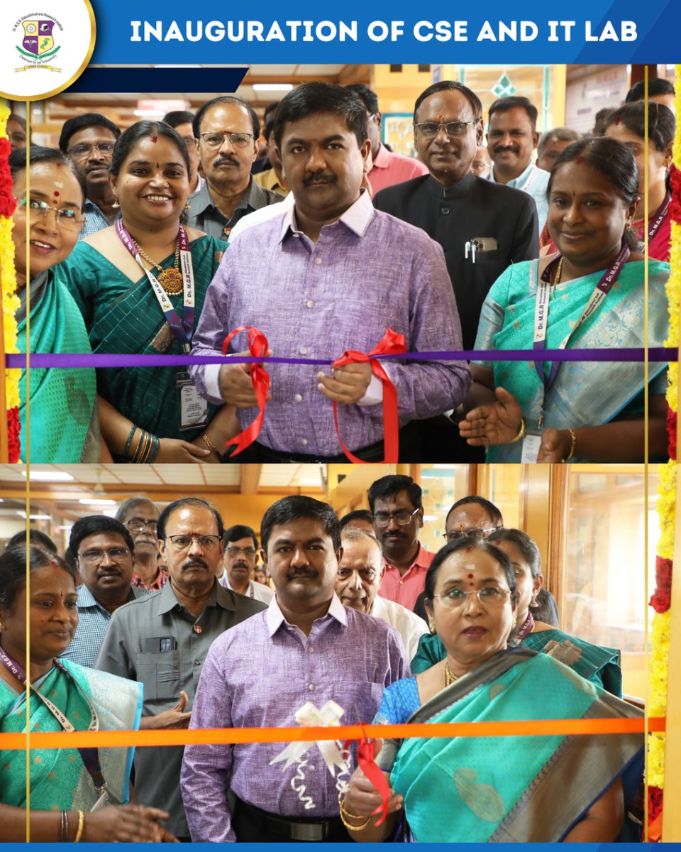 AcsArunkumar's tweet photo. Excited to inaugurate the new Data Analytics and Advanced Programming lab for the CSE Department, and the Database and Multimedia lab for the IT Department at MGRERI! 
#MGRERI #dataanalytics #programminglab #computerscience https://t.co/DOz9X1SFCv