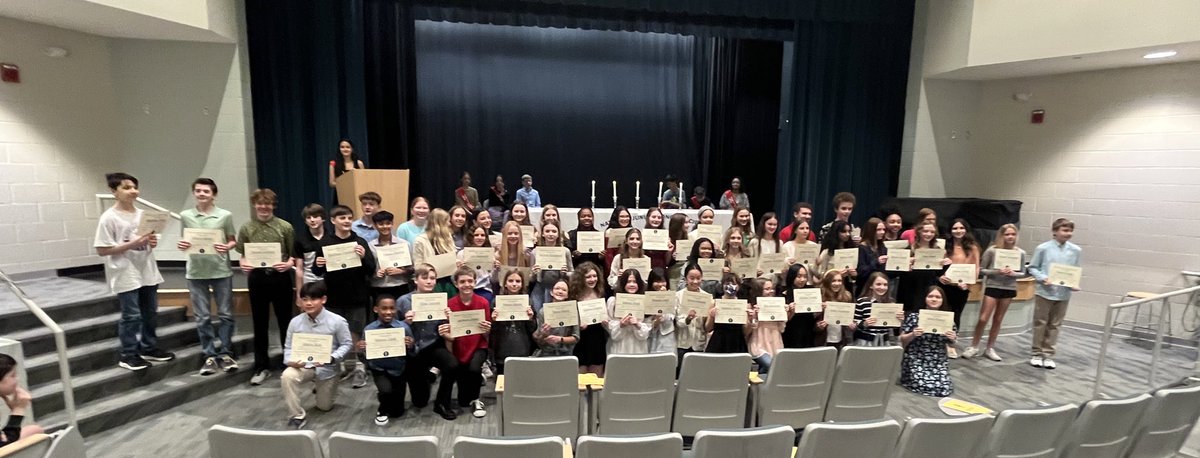 Congratulations to our new NJHS inductees! We’re so excited to see what you continue to accomplish at <a href="/PineHollowMS/">Pine Hollow Middle School</a>
