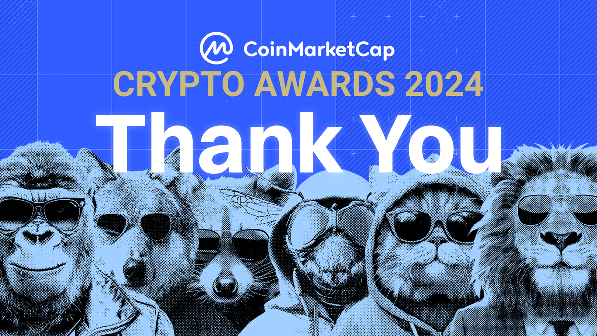 CoinMarketCap's tweet image. 🎉That&apos;s a Wrap on the CMC Crypto Awards 2024!

Congratulations to this year&apos;s winners! 🏆

Thanks to all the nominees &amp;amp; you, the community, for helping decide the victors. 🙌 

#CMCCryptoAwards2024