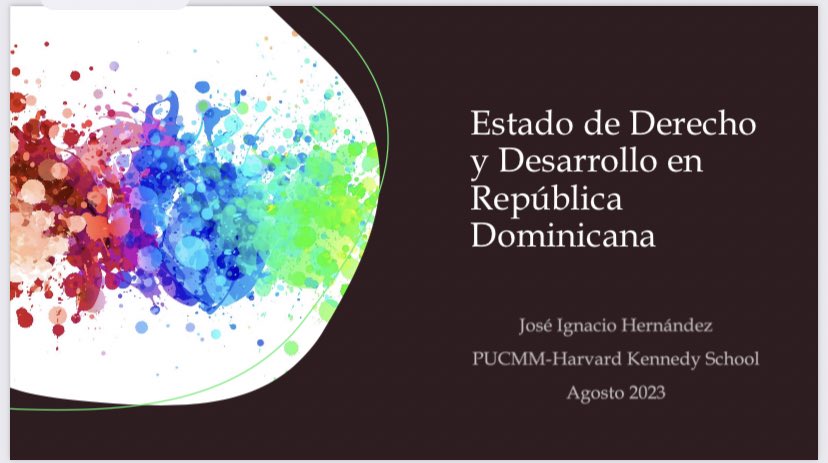 Es un placer volver a República Dominicana para mi curso sobre los fundamentos y nuevas tendencias del Derecho Administrativo, en  <a href="/PostgradoPUCMM/">Postgrado PUCMM</a>. 

El Derecho Administrativo es clave para el desarrollo joseignaciohernandezg.com/wp-content/upl…