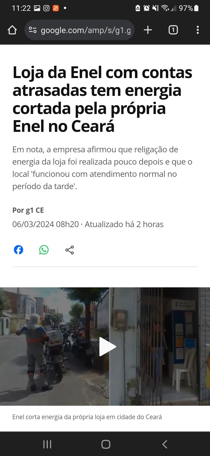 Fui eu que pixei,a parede do seu gentil (vidaloka) on X: As notícias hoje  : Enel corta a energia da loja da Enel . Kkkk os cara nem perdoa a própria  loja .