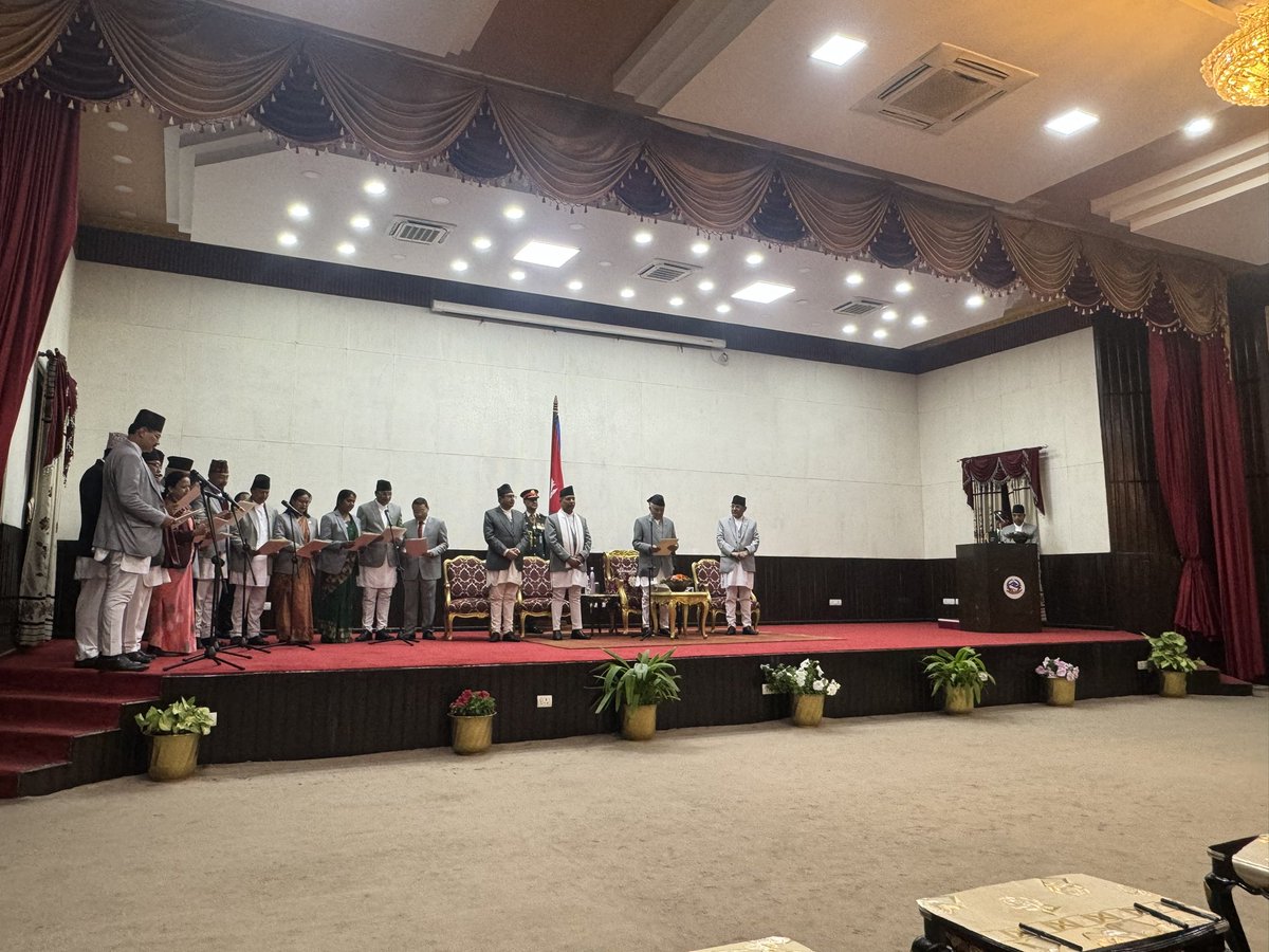 हार्दिक बधाई तथा सफल कार्यकालको शुभकामना !